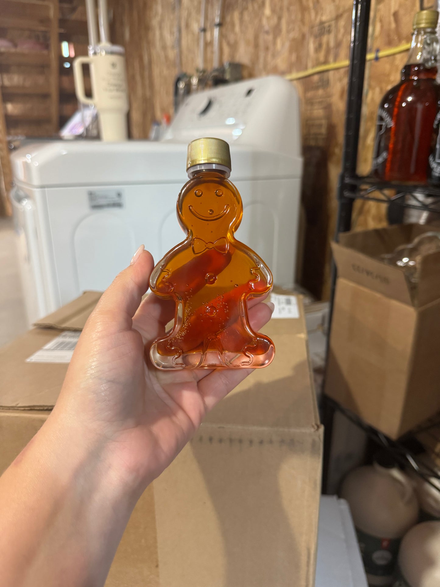 100ml Gingerbread Man - Vermont Organic Maple Syrup